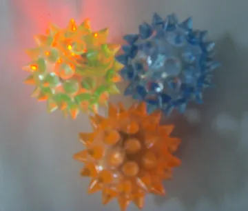 Light-up Flashing Spiky Balls 1.5 inches