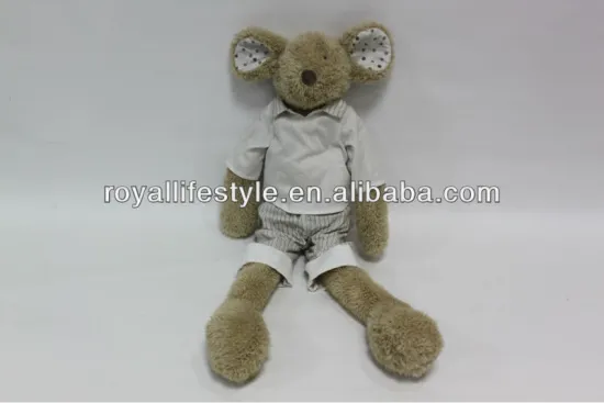 Stuffed plush toys with cloth dress