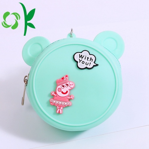 Cartoon Silicone Coin Storage Purse Bag Girls Wallet