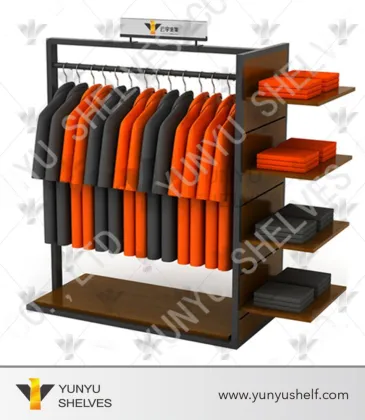 Popular garment shop furniture men's clothes display rack