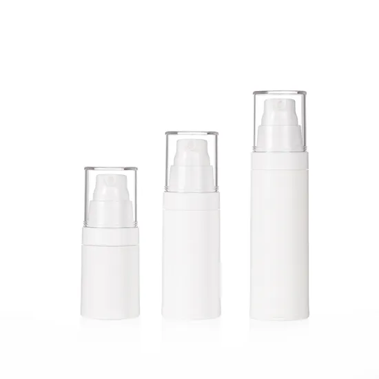 OEM Custom Plastic White Airless Lotion Pump Bottle