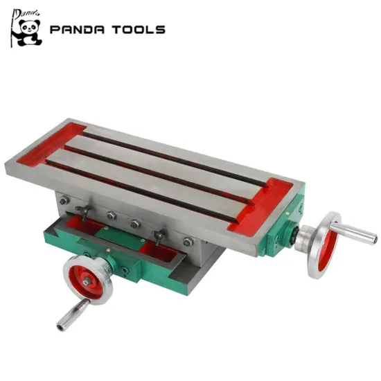 High-Quality Steel Cross Table Drill Screw Manual Precision Sliding Module for OEM Milling Machine Work Table 8 in Zd