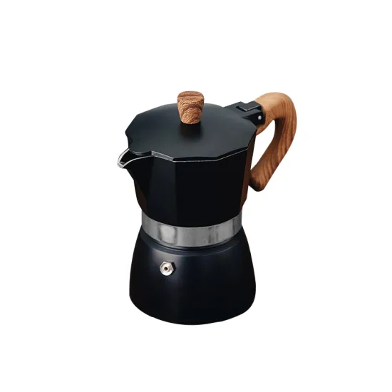 3 Cup Aluminum Mocha Pot Coffee Maker for Home Use