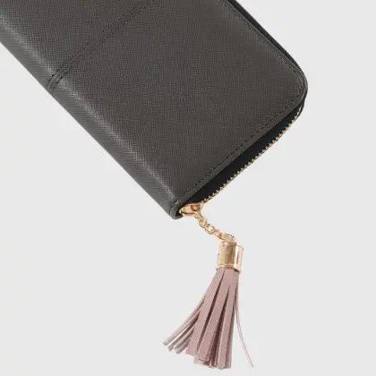 Women's Long Wallet with Zipper