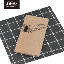 Retro travel style sewing notebook