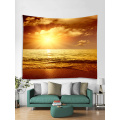 Gobelin wiszący na ścianie Sea Wave Beach Series Gobelin Sunrise Dusk Gobelin do sypialni Home Dorm Decor