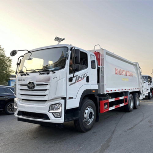 FAW JK6 4x2 12cbm de caminhão compactador de lixo