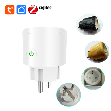 BSD34 Smart EU Plug with Energy Monitor - Tuya Zigbee Mesh, ESP Series Firmware for Custom Smart Home Devices