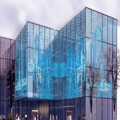 Transparent LED Screen - Glass Screen Visible Light LED Transparent