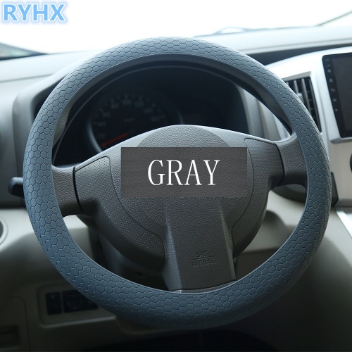 New Antiskid Honeycomb Silicone Car Steering Wheel Cover