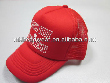 fashional mesh cap with printing customized logo