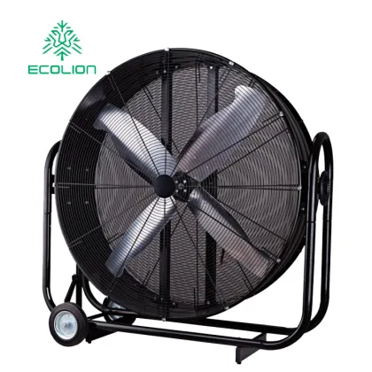 220V 900mm Thin Design Industrial Blower Drum Fan