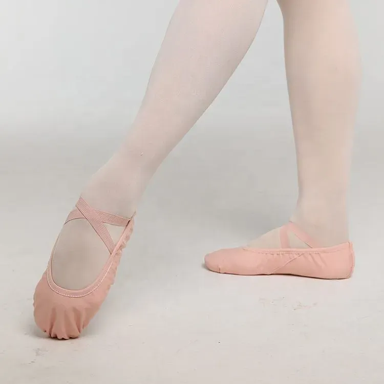 Women's Canvas Ballet Dance Shoes Split Sole S6001