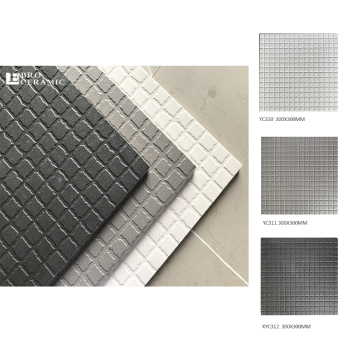 White Homogeneous Porcelain Floor Tile - Rustic Anti-Slip R11 300x300 Full Body Tile for Bathrooms