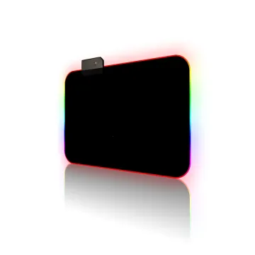Aangepaste gloeiende RGB-muismat met niet-slip USB-rubberbasis