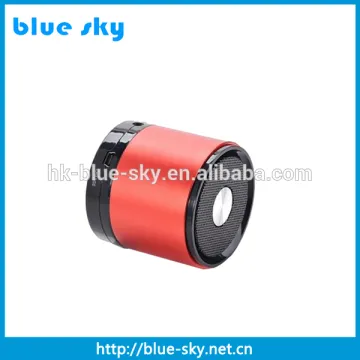 2015 Round Shaped Mini Portable Bluetooth Speaker With Memory Card Slot