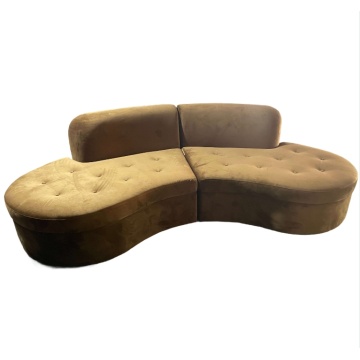 curved sectional fabric recliner sofa for living room