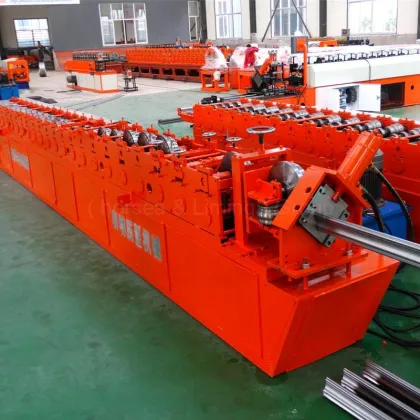 plc automatic light steel & frame door keel sheet making forming purlin machines
