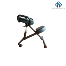 Ergonomic kneeling chair double support structure