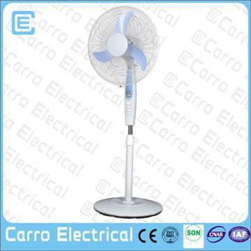 Slim body dc electric stand fan with timer