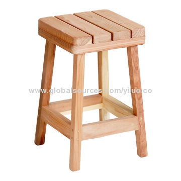 Wooden counter stool, UV light and mildew