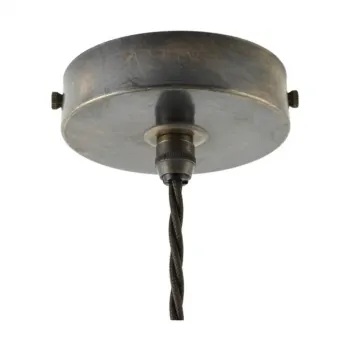 Retro Bronze Painted Rose Ceiling Canopy - Wholesale Lamp Fixtures