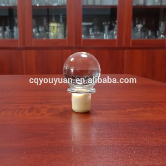 widely use ball shape glass bottle cork stopper wholesale