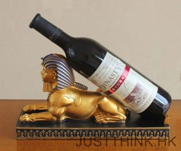 Custom made Artistic Resin Crafts / Decoration / Gift Wine Bottle Rack Holder FZ-RC-1126