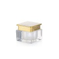 5g Luxury plastic square cosmetic container cream jar