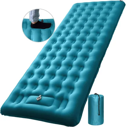 Ultralight Waterproof 40D Nylon Foam Sleeping Pad for Camping Family
