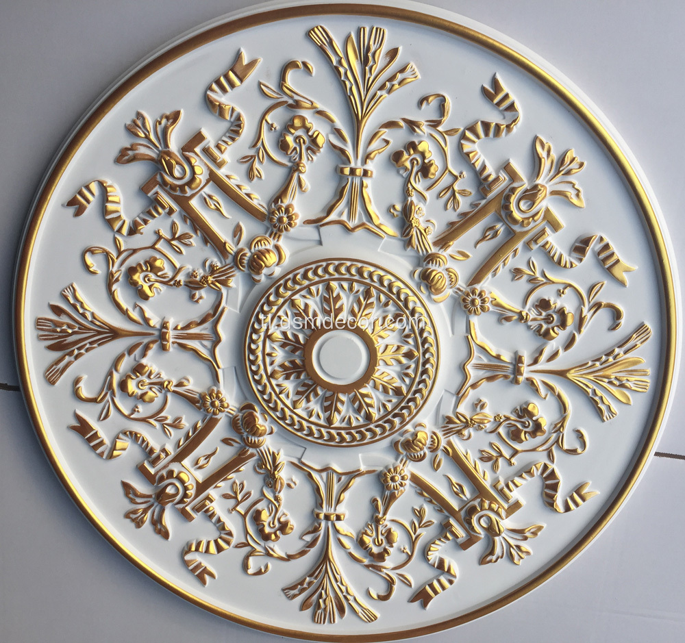 Polyurethane Round Decorative Ceiling Medallion