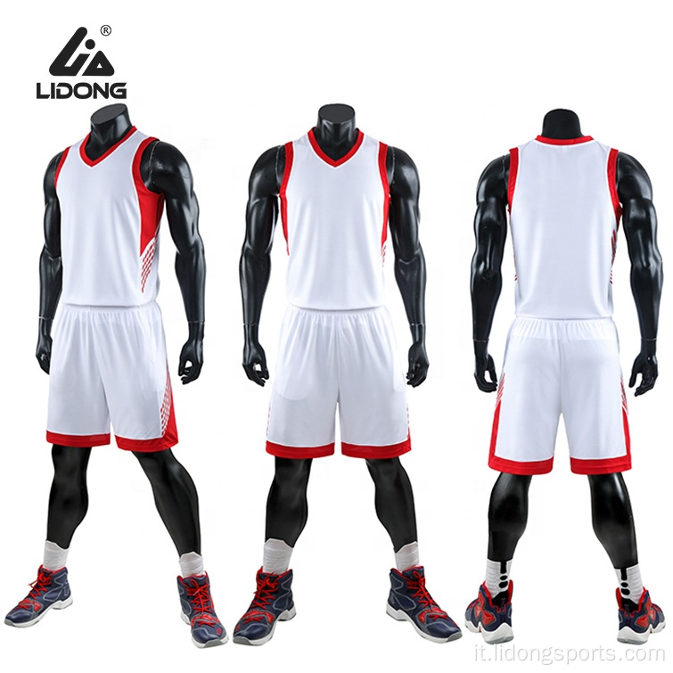 Top Design Team Blue Basketball Uniforms Maglie da basket