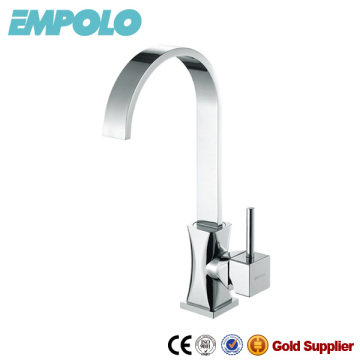 Single lever chrome finished waterfall kitchen faucet 88 2101