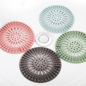 Durable Silicone Hair Stopper - Efficient Shower Drain Hair Catcher for Bathroom and Kitchen