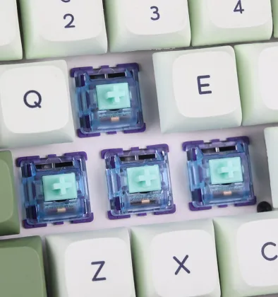 Gateron 5 Pin Goppal Azure Dragon Tactile Switches - Operating 63g to 67g