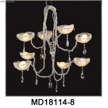 Europen classic acrylic chandelier pendant lamp