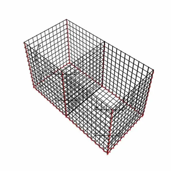 Rust-Proof PVC Coated Gabion Box: 1x1x2m Hexagonal Wire Mesh Stone Gabion