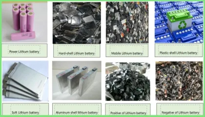 Lithium ion battery recycling line and liion battery separator