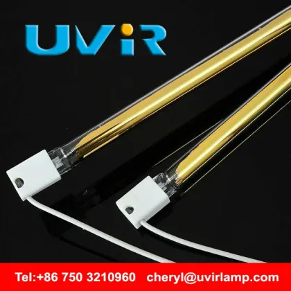 IR lamps Gold Reflector Heraeus Infralight NIR emitters Quartz Heater