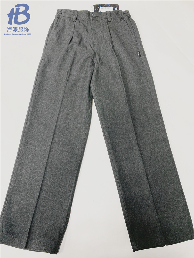 Pantalon d'usure de l'école unisexe tissé