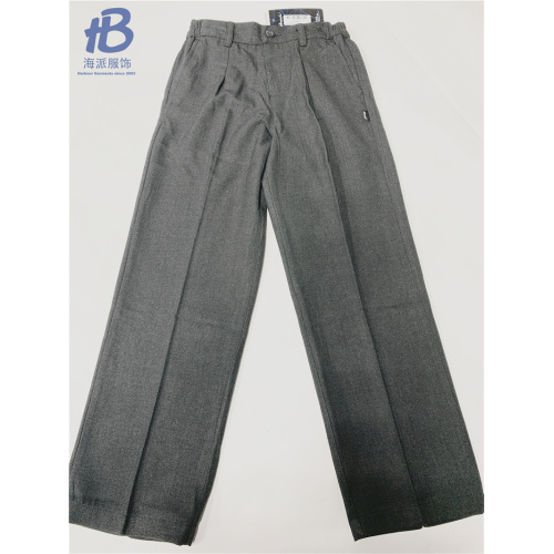 Pantalones de desgaste de la escuela unisex tejidos