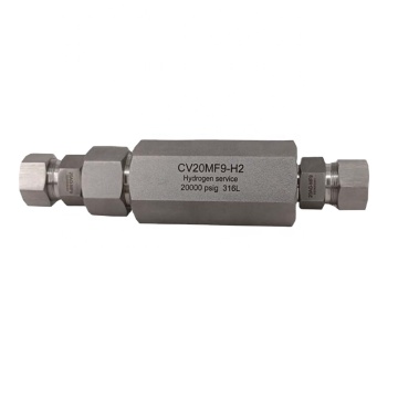 Tekanan Tinggi Keluli tahan karat 316 Injap Pemeriksaan Bola - Hydr -Star CV15FN4 15000 psi