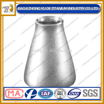 Hot sale ASTM B363 GR1seamless titanium concentric reducer