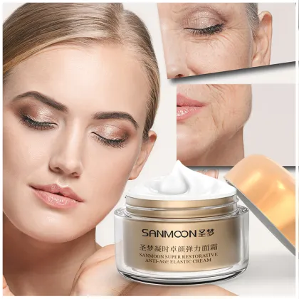 Private Label Low MoQ Super Restorative Anti-Aging & Wrinkle Face Cream Set