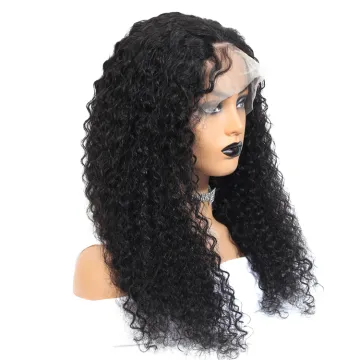 Wholesale Price Malaysian Curly Deepwave Full Lace Wig,Malaysian Afro Kinky Hair Wig,100% Remy 40 Inch Full Lace Wig