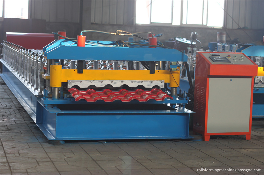 Metal Steel Roof Tile Press Machine, High Quality Metal Steel Roof Tile ...
