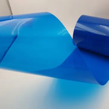 translucent blue pvc film for pharma blister pack
