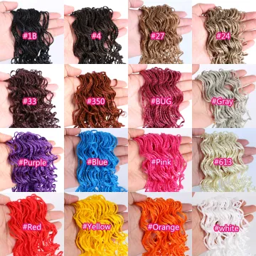 Zizi Braids Crochet Box Braids Colored Synthetic Braiding Hair