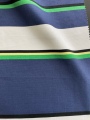 Tessuto a strisce con stampa spandex di cotone per outwear da donna