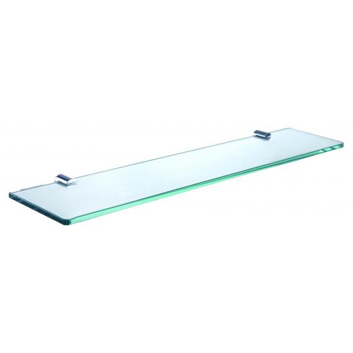 Wall Mounted Bathroom Tempered Glass Shelf In Chrome